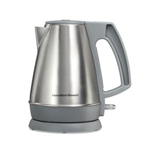 Hamilton Beach 1L Fast Electric Kettle, Stainless Steel