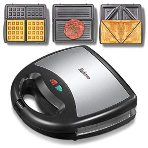 Yabano 3-in-1 Sandwich Maker and Waffle Grill