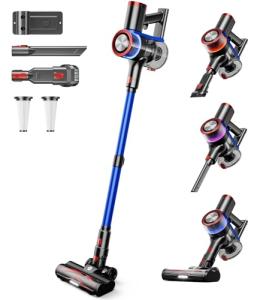 NADALY Cordless Stick Vacuum Cleaner with LED Display