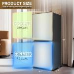Borcolo Compact Refrigerator with Freezer, 4.2 Cu. Ft