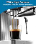 CUSIMAX 20Bar Compact Espresso Machine with Steam Wand