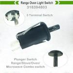 LONYE Oven Door Light Switch for Frigidaire