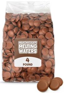 4 LB Resealable Milk Chocolate Melting Wafers