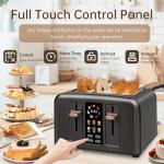4-Slice Full Touch Control Toaster with LCD Display