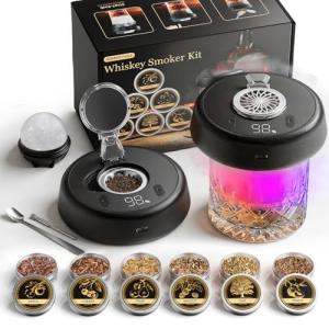 Electric Whiskey Smoker Kit with LED Display
