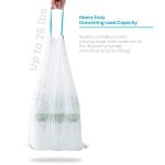 5.3 Gallon Heavy Duty Drawstring Trash Bags
