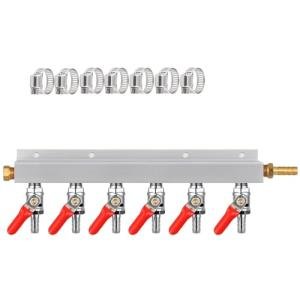 5-Way CO2 Gas Distributor for Kegerators