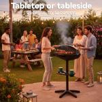 I-Keukenn Portable Electric Grill with Temperature Control