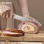 FIKSHOT 6-Piece Kitchen Knife Block Set