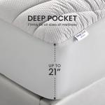 Cooling Queen Mattress Topper for Single Bed