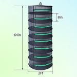 Growsun 8-Layer Herb Drying Rack with Shears