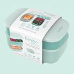 Bentgo Classic Stackable 3-Compartment Bento Box