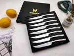 WALLOPTON 8-Piece High Carbon Steak Knives Set