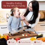 Adjustable Stainless Steel Mandoline Slicer with Hand Guard