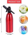Premium 1L Soda Siphon - Portable Sparkling Water Maker
