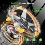 H-Duka High-Speed 1800W Blender with Grinder