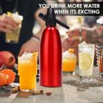 Premium 1L Soda Siphon - Portable Sparkling Water Maker