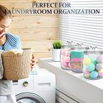 Wide Mouth Glass Storage Jar with Lid, 0.5 Gallon