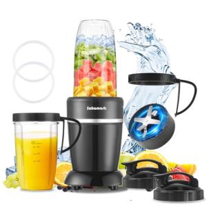 SAKAMOSH 1200W Portable Blender for Smoothies & Shakes