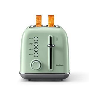 BUYDEEM DT620 Retro 2-Slice Toaster in Green