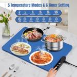 Electric Food Warming Tray with Timer and Temperature