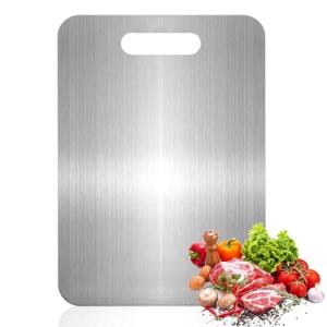 Titanium Stainless Steel Cutting Board Set - 13.4"x9
