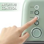 BUYDEEM DT620 Retro 2-Slice Toaster in Green