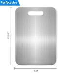 Titanium Stainless Steel Cutting Board Set - 13.4"x9