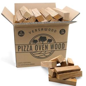 Kiln-Dried Oak Wood for Pizza Ovens, 12 lbs