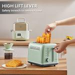 BUYDEEM DT620 Retro 2-Slice Toaster in Green