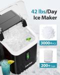 Aeitto Countertop Nugget Ice Maker, 42lbs/Day