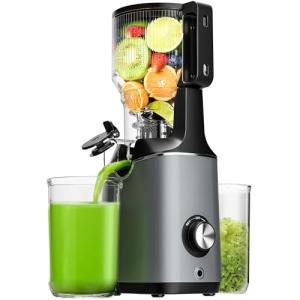 EUHOMY 5.8" Cold Press Juice Extractor Machine