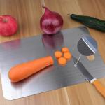 Titanium Stainless Steel Cutting Board Set - 13.4"x9