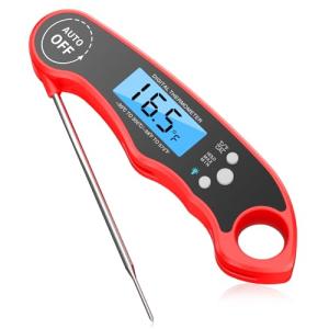 Instant Read Meat Thermometer with LED Display