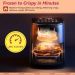 CARORI 6QT 12-in-1 Visual Air Fryer