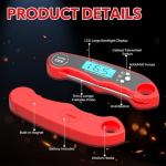 Instant Read Meat Thermometer with LED Display