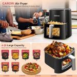 CARORI 6QT 12-in-1 Visual Air Fryer