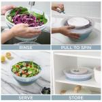 Colorful Collapsible Salad Spinner - 4 QT Lettuce Dryer