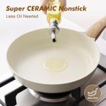 SENSARTE Nonstick Ceramic Frying Pan - Multiple Sizes