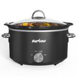 Sunvivi 4QT Slow Cooker with Removable Pot