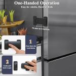 Kid and Pet Safe French Refrigerator Locks, 2 Pack