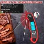 Instant Read Meat Thermometer with LED Display