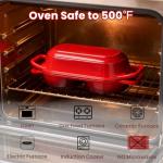 YONILL Mini Double Dutch Oven for Baking Bread