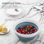 Colorful Collapsible Salad Spinner - 4 QT Lettuce Dryer