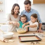 Non-Stick Silicone Baking Mats - Set of 3