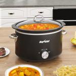 Sunvivi 4QT Slow Cooker with Removable Pot