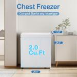 Erivess Compact 2.0 Cu.Ft Chest Freezer