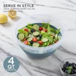 Colorful Collapsible Salad Spinner - 4 QT Lettuce Dryer