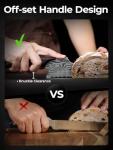 SYOKAMI 10.5 Inch Ultra-Sharp Offset Bread Knife
