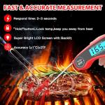 Instant Read Meat Thermometer with LED Display